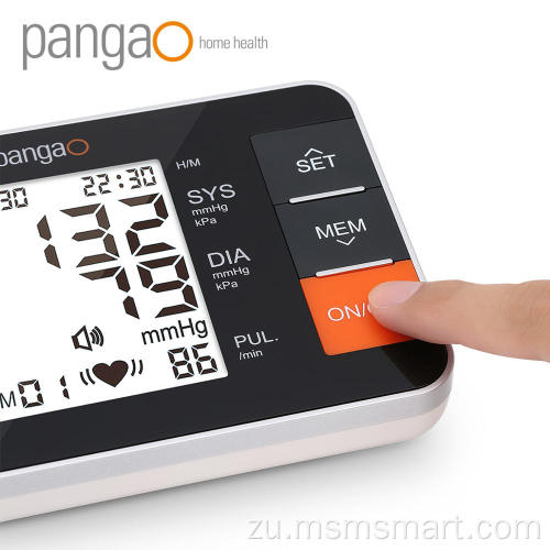 Ukunemba Kwengalo Yogesi Engaphezulu kwe-BP Monitor Blood Pressure